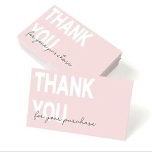 50 Thank You Cards - Perfect for Business, Parties & More!